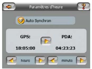MIO DIGIWALKER C220 - Synchronisation de l'heure - 2