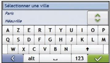 MIO MOOV 100 - Utilisation de l'écran clavier - 1