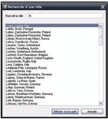 MIO MOOV 100 - Comment savoir quelle carte routière contient une ville particulière ? - 1