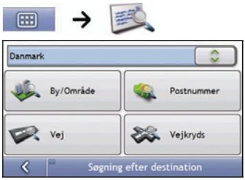 MIO MOOV 100 - Ouvrez l'écran recherche de la destination - 1