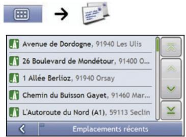 MIO MOOV 100 - Comment se rendre à un emplacement récent ? - 1