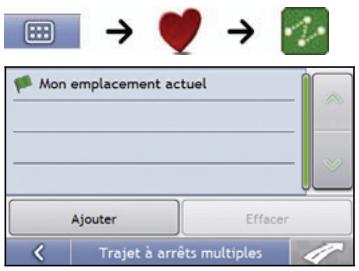 MIO MOOV 200 - Ouvrez l'écran trajet à étapes multiples - 1