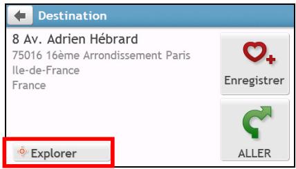 MIO SPIRIT S485 EUROPE - Comment prévisualiser la destination sur la carte ? - 1