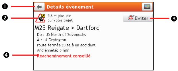 MIO MOOVM610 - Comment faire pour visualiser les détails du traffic ? - 1