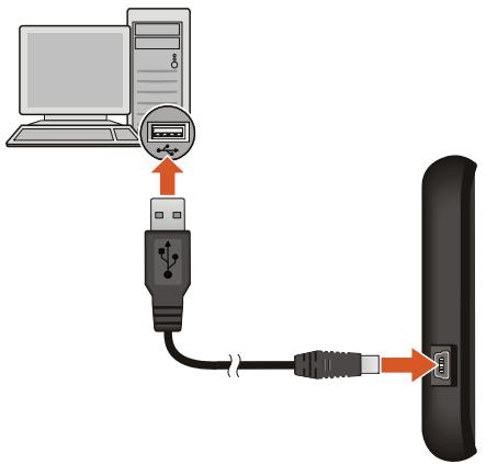 MIO MOOVM610 - Comment charger la batterie en utilisant mon ordinateur ? - 2