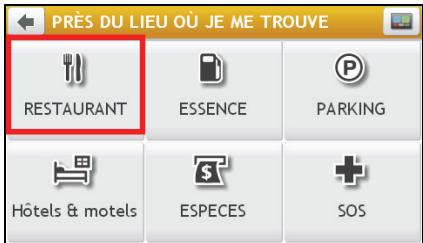 MIO MOOVM610 - Comment rechercher un CI à l'aide de PRÉS D'ICI? - 2