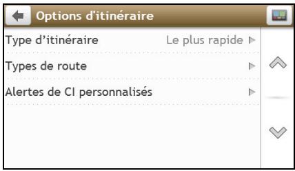 MIO MOOVM610 - Options d'itinéraire - 1