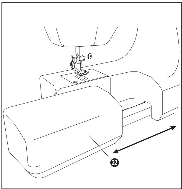 LERVIA KH4000 - B) Enfiler le fil inférieur - 5