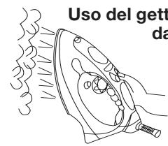 LERVIA KH 2203 STEAM AND DRY IRON - Uso del getto di vapore tenero il ferro da stiro in orizzontale - 2