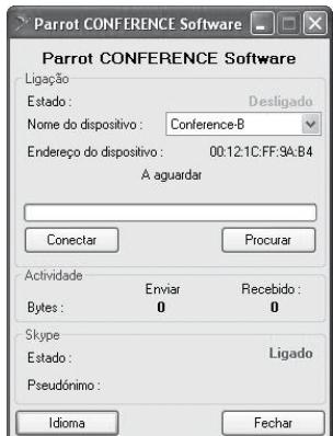 PARROT CONFERENCE - - No seu computador: - 1