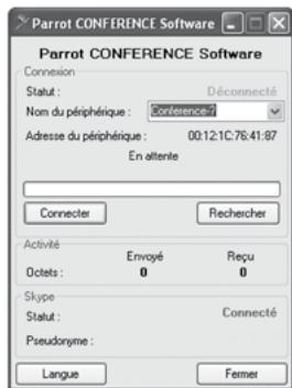 PARROT CONFERENCE - Jumelage de votre ordinateur avec le PARROT conference: - 1