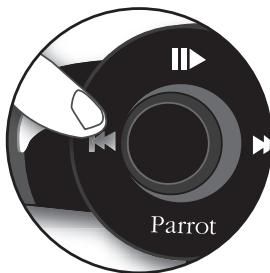 PARROT MK6000 - 快进/快速重绕当前的磁轨： - 1