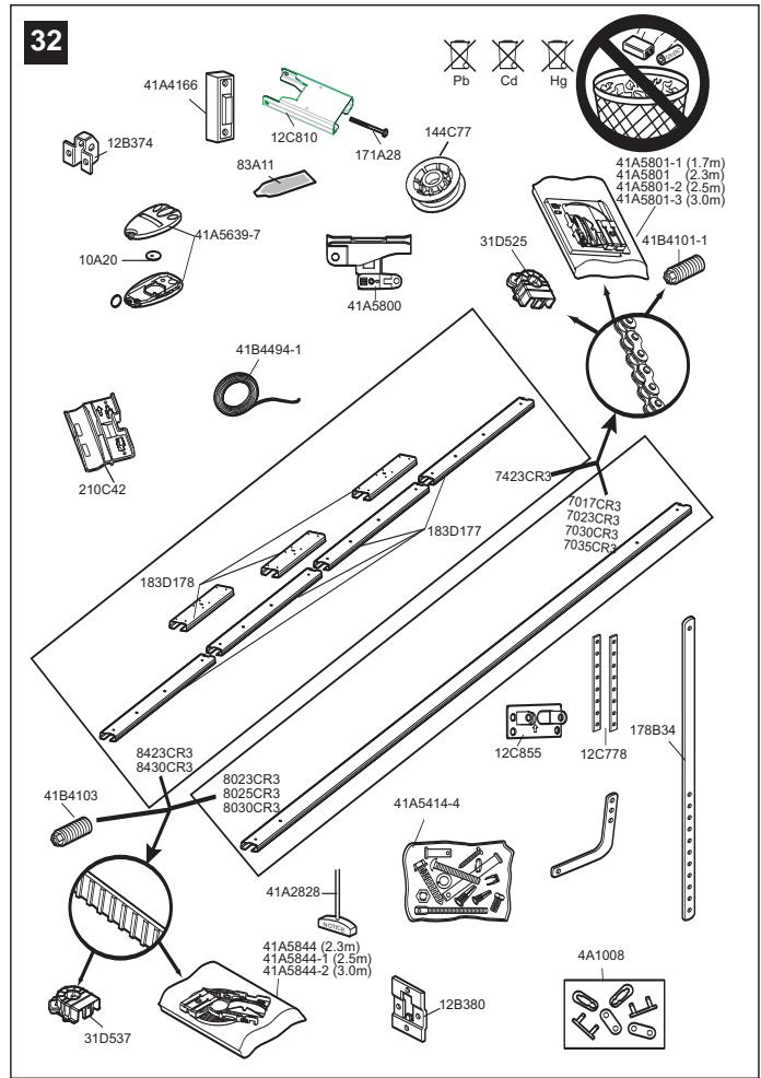 CHAMBERLAIN LM1000A - DEN FÄRDIGINSTALLERADE ÖPPNAREN - 34