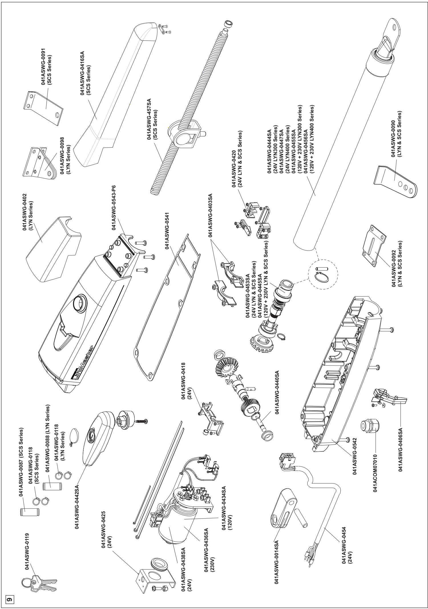 CHAMBERLAIN LYN400 - Dichiarazione di incorporealazione - 19