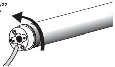 CHAMBERLAIN RA30 - Afstelling van de eindstand voor "Rolluik zich" - 1