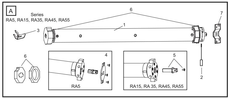 CHAMBERLAIN RA45 - Inhoud van de doos - 1