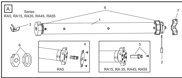 CHAMBERLAIN RA5 - Inhoud van de doos - 1