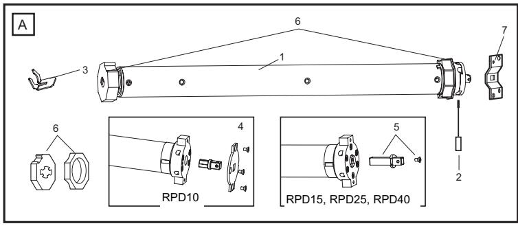 CHAMBERLAIN RPD15 - Contenu du kit - 1