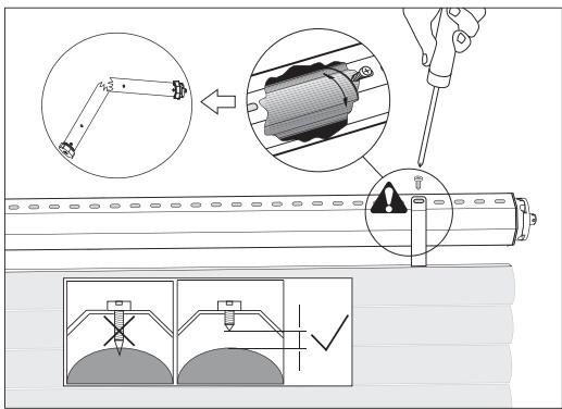 CHAMBERLAIN RPD15F - ROLLUIKPANTSERING AAN DE AS BEVESTIGEN - 1
