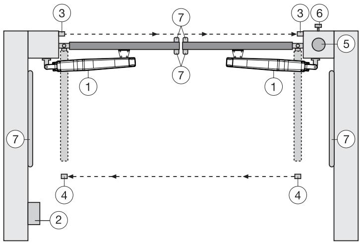 CHAMBERLAIN SCS200 - TYPICAL CONFIGURATION OF A UNIT: - 2