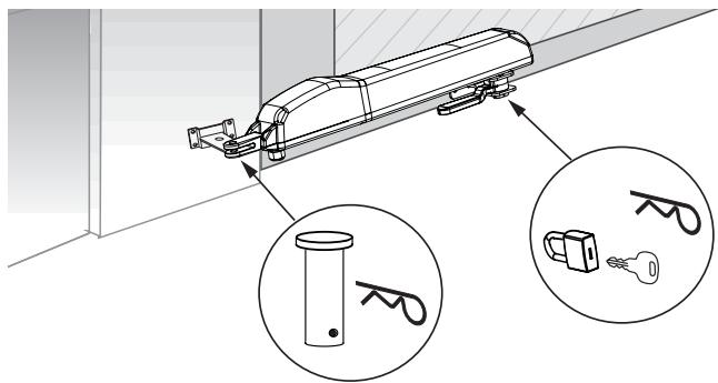 CHAMBERLAIN SCS200 - ONTGRENDELEN / HANDMATIGE BEDIENING VAN HET HEK - 3
