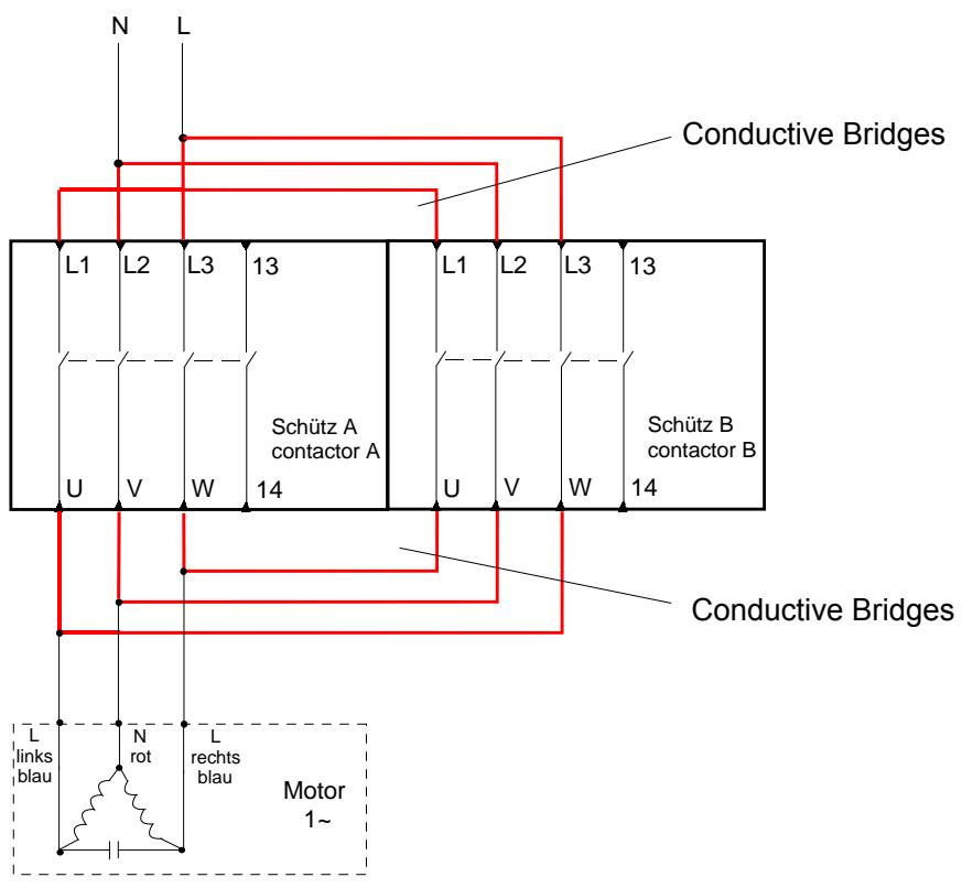 CHAMBERLAIN WK SERIE - Circuit Diagram/Single-Phase-Drives ~ to Door Control TST - 1