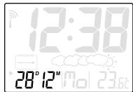 OREGON SCIENTIFIC HORLOGE MÉTÉO - CALENDAR AND ALARM TIME DISPLAY - 1