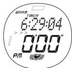 OREGON SCIENTIFIC MONTRE CARDIO VITESSE ET DISTANCE - Pour visualiser des relevés quand le programme d'entrainement est en MARCHE - 6