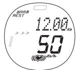 OREGON SCIENTIFIC MONTRE CARDIO VITESSE ET DISTANCE - Pour visualiser des relevés quand le programme d'entrainement est en MARCHE - 5