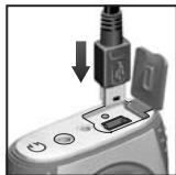 OREGON SCIENTIFIC MP3 ÉTANCHE - Connexion du lecteur à l'ordinateur / CHARGE de la batterie - 1