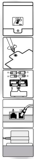 OREGON SCIENTIFIC ORDINATEUR POWERTOP BILINGUE - Branchement de l'adaptateur AC - 1