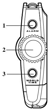 OREGON SCIENTIFIC RÉVEIL HEURE MONDIALE - Bouton [ALARM ON/OFF] BUTTON - 1