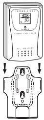 OREGON SCIENTIFIC THERMO HYGROMÈTRE ECRAN LARGE - Utilisation du SOCLE et du support MURAL - 3