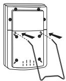 OREGON SCIENTIFIC THERMO HYGROMÈTRE ECRAN LARGE - Utilisation du SOCLE et du support MURAL - 4