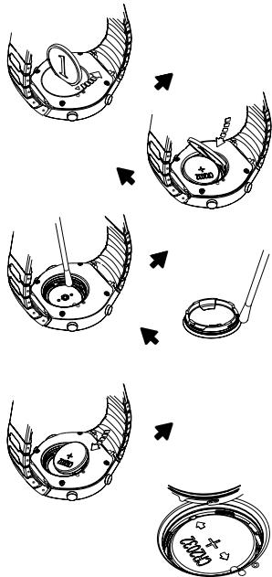 SUUNTO OBSERVER SR - Remplacement de la PILE - 1
