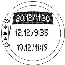 SUUNTO S6 - Puesta en marcha del diario (Start) - 1