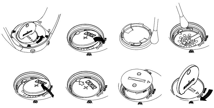 SUUNTO S6 - REPLACING THE BATTERY - 1