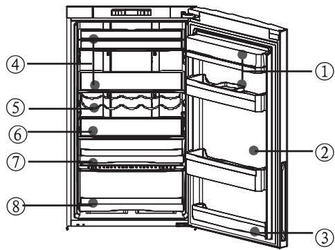 HAIER AFT630IX@AFT630IB - Zone di conservazione consigliate per diverse tipologi di alimenti - 1