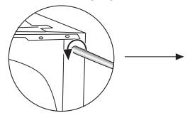 HAIER DW12-CBE6 I - Den Deckel der Geschirrwaschmaschine abbauen - 11