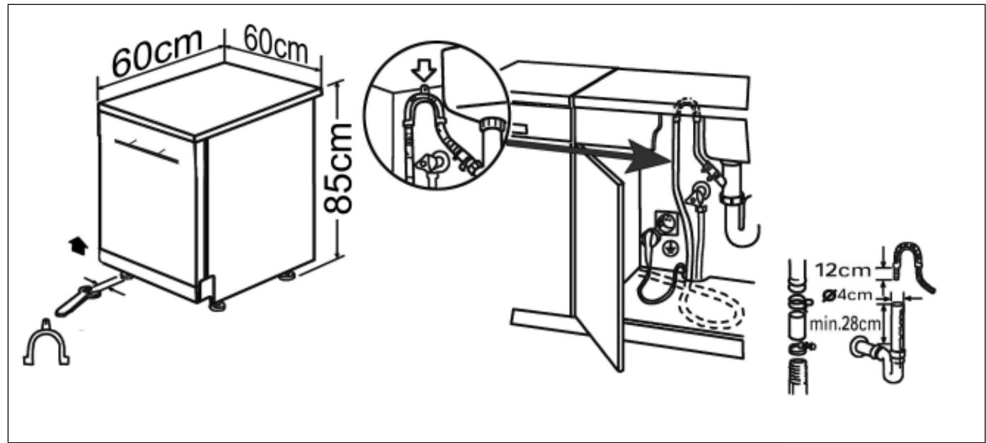 HAIER DW12-CBE6 I - Installation - 1