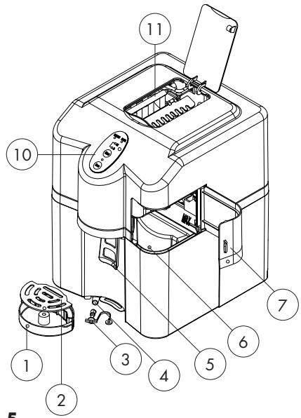 HAIER HPIMD25S - Pièces, fonctions et caractéristiques - 1