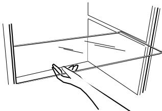 HAIER HRF10WNA - Removing or replacing the crisper cover: (see fig. # 8) - 1