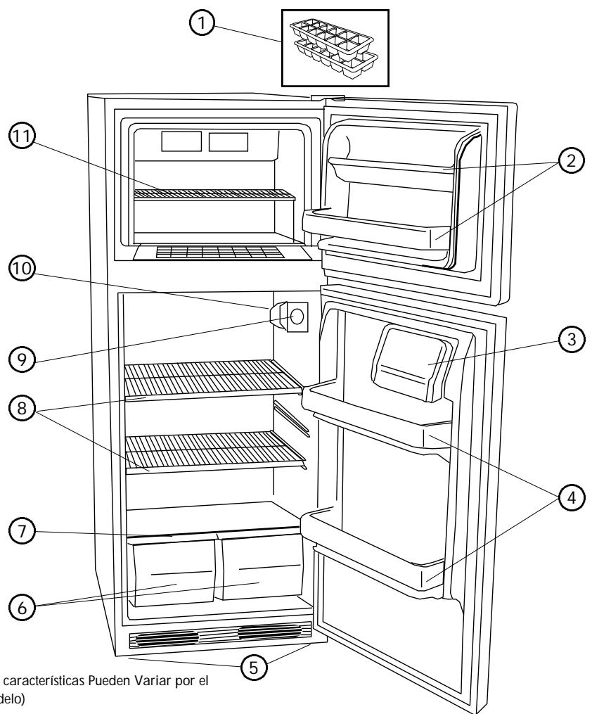 HAIER HRF10WNA - Partes y Funciones - 1