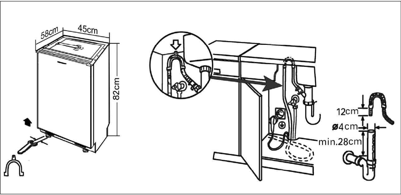 HAIER LSI45HLA000 - Branchement électrique - 1
