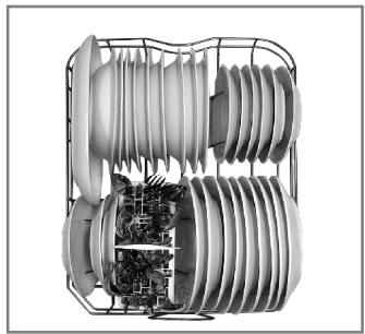 HAIER LSI45HLA000 - La cesta para cucillos y tenedores - 1