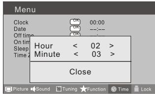 HAIER LTF42K3 - Clock - 1