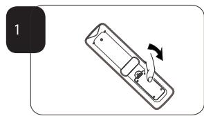 HAIER LTF42K3 - RICHTEN SIE IHRE FERNBEDIENUNG EIN - 1