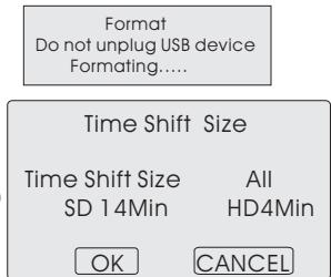 HAIER LY26R3A - Remarque: si l'utilisateur sélectionne la taille maximale de programmation, il n'est pas possible de procéder à un enregistrement. - 1