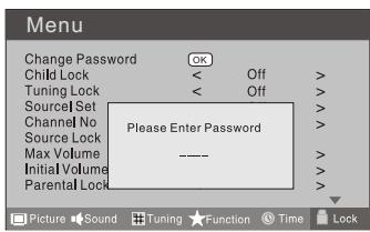 HAIER LY26R3A - CHANGE PASSWORD - 1