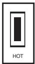 HAIER WDLS056 - Cold (green) / Hot (red) Water Switches (located on the rear of the unit) - 1